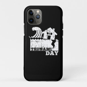 World Sunami Day A Famous Kanagawa Painting iPhone 11 Pro Case