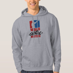 world tag writer hoodie