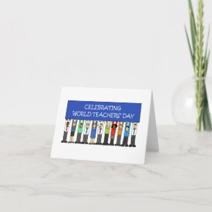 World Teachers' Day October 5th Card
