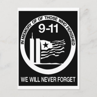 WORLD TRADE CENTER 9/11 POSTCARD