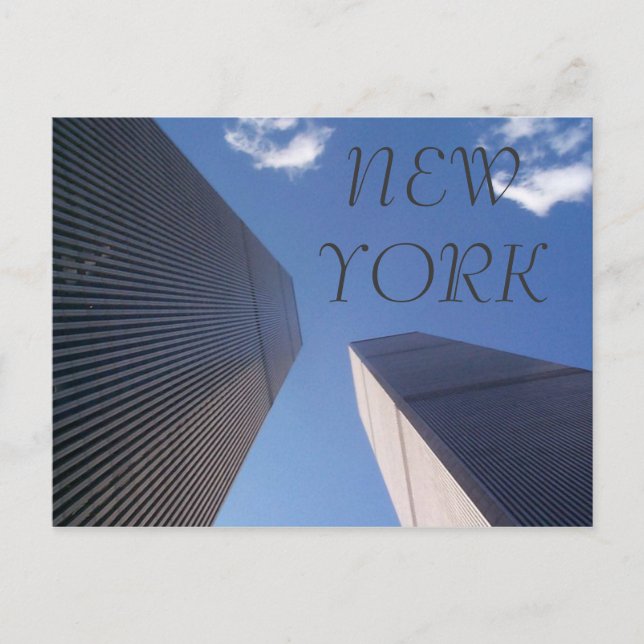 WORLD TRADE CENTER POSTCARD (Front)