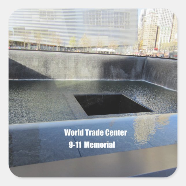World Trade Centre, 9/11 Memorial Square Sticker (Front)