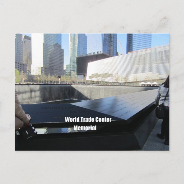 World Trade Centre Memorial, New York City Postcard (Front)