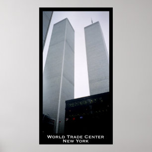 World Trade Centre, Twin Towers, New York Poster