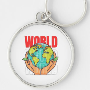 World – Travel Adventure Globe Design Key Ring