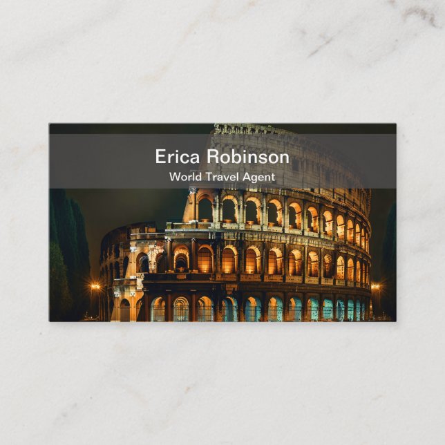 World Travel Agent Specialist Business Card (Front)