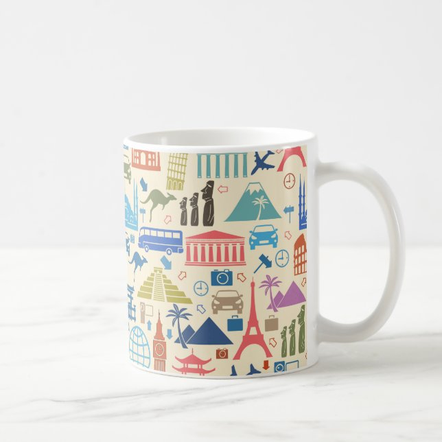 world travel coffee mug (Right)