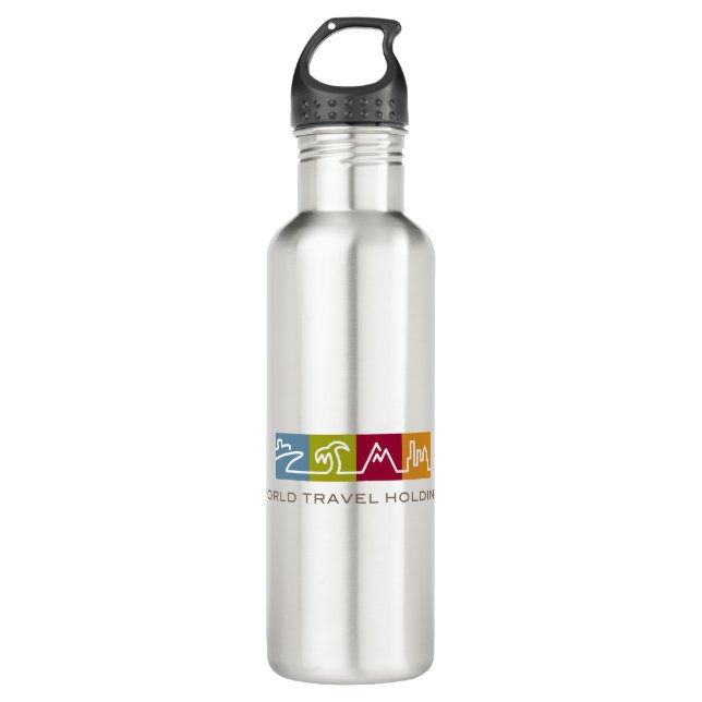 World Travel Holdings 710 Ml Water Bottle (Front)
