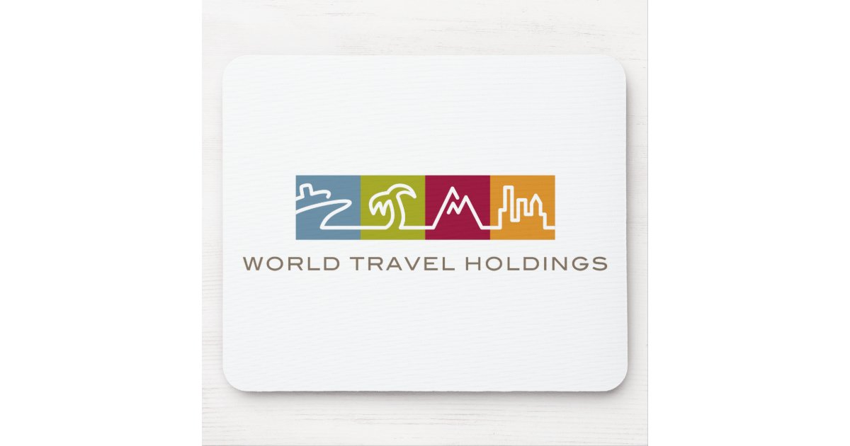 World Travel Holdings Mouse Mat Zazzle