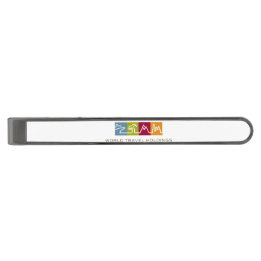 World Travel Holdings Tie Bar Gunmetal Finish Tie Bar