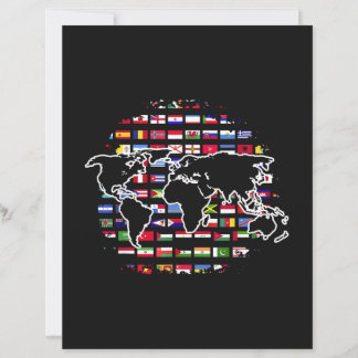 World Travel Map World Map International Flags
