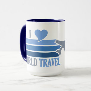 World Travel mug - choose style & colour