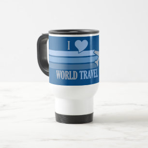 World Travel mug - choose style & colour