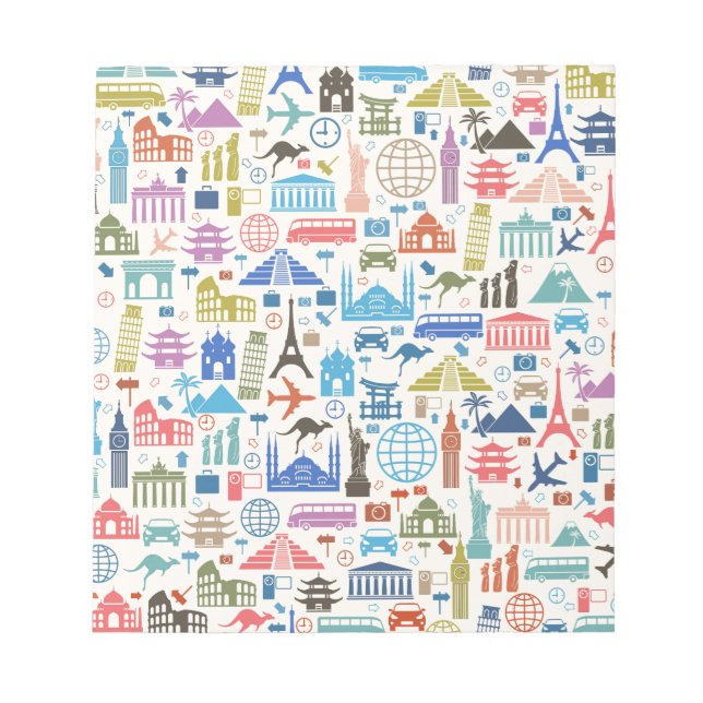 world travel notepad (Front)