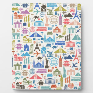 world travel plaque
