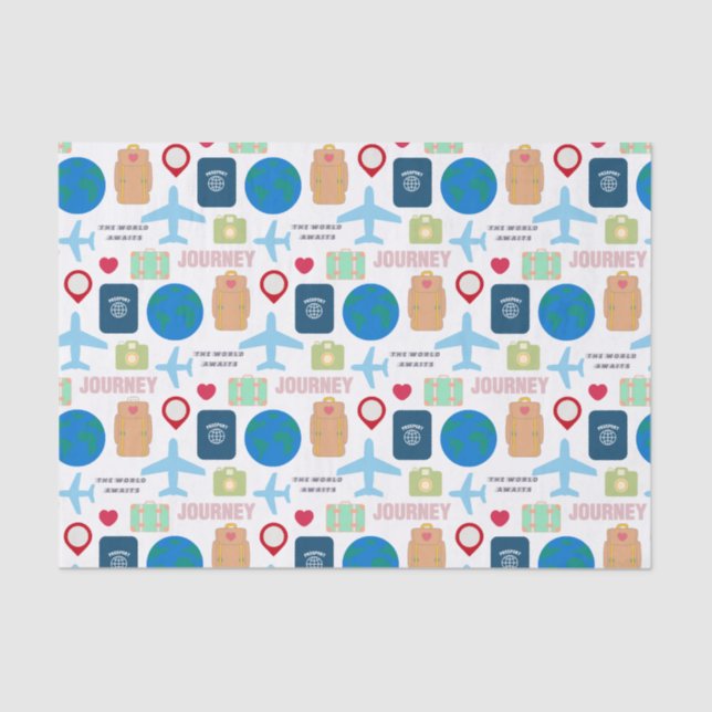 World Travel Tissue Paper (Front)