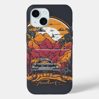 World Traveller Adventure Theme iPhone 15 Case