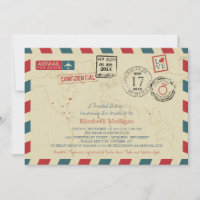 World Traveller Airmail | Bridal Shower