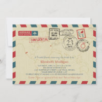World Traveller Airmail | New York Bridal Shower