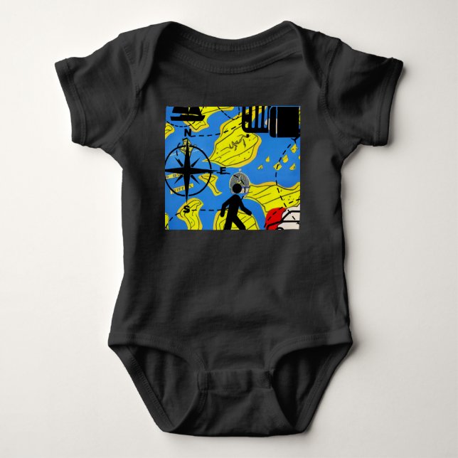 World Traveller Baby Bodysuit (Front)