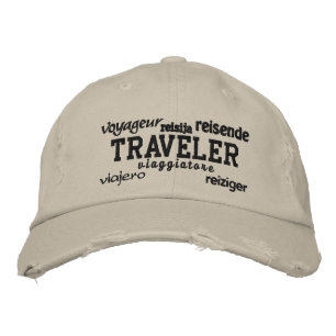 World Traveller - Embroidered Hat