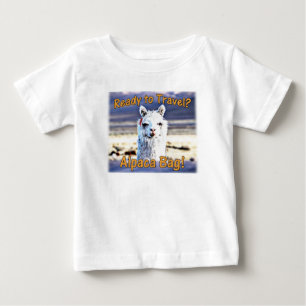 World Traveller - Funny Alpaca Bag Baby T-Shirt