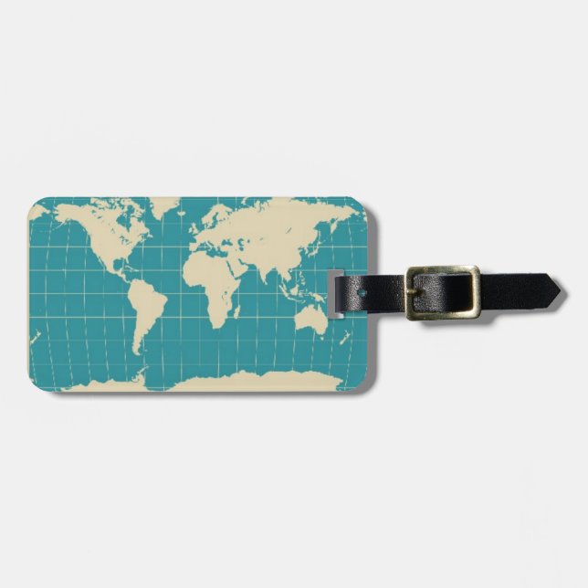 World Traveller Luggage Tag (Front Horizontal)