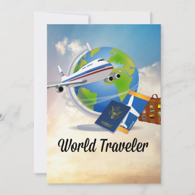World Traveller, Packed and Ready to Go Card (Front)