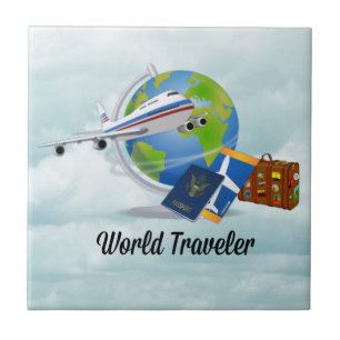 World Traveller, packed and ready to go, Tile
