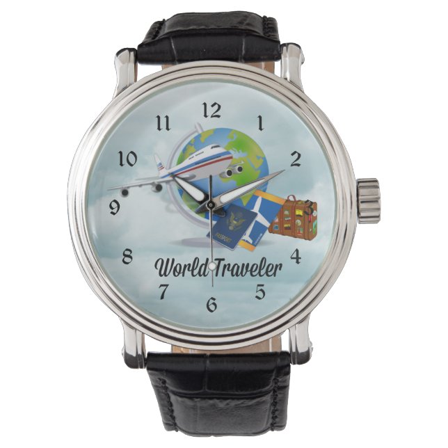 World Traveller, packed and ready to go, Watch (Front)