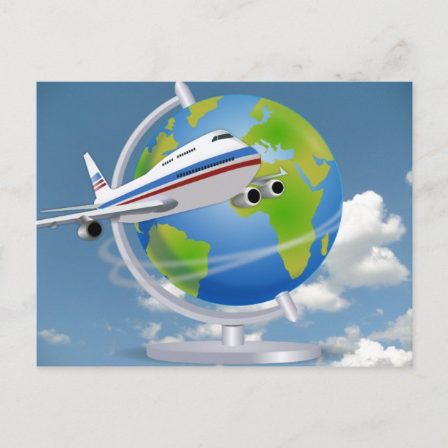 World Traveller Postcard (Front)