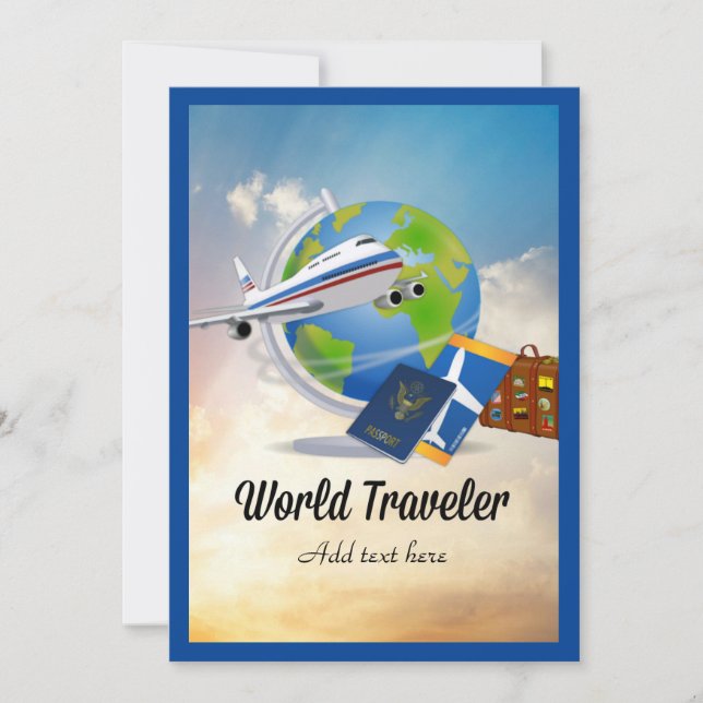 World traveller, TEMPLATE, Card (Front)
