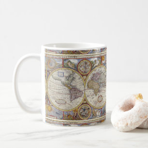 World Traveller Vintage Map Thunder_Cove Coffee Mug
