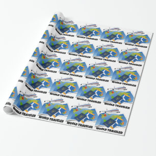 World Traveller Wrapping Paper