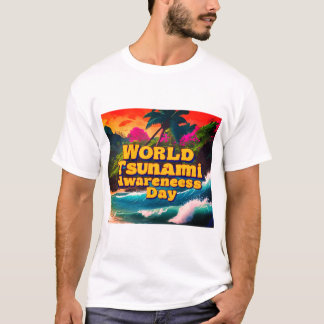 World Tsunami Awareness Day Tropical T-Shirt