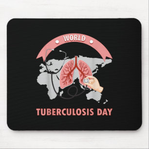 World Tuberculosis Day Funny Health Awareness Day  Mouse Mat