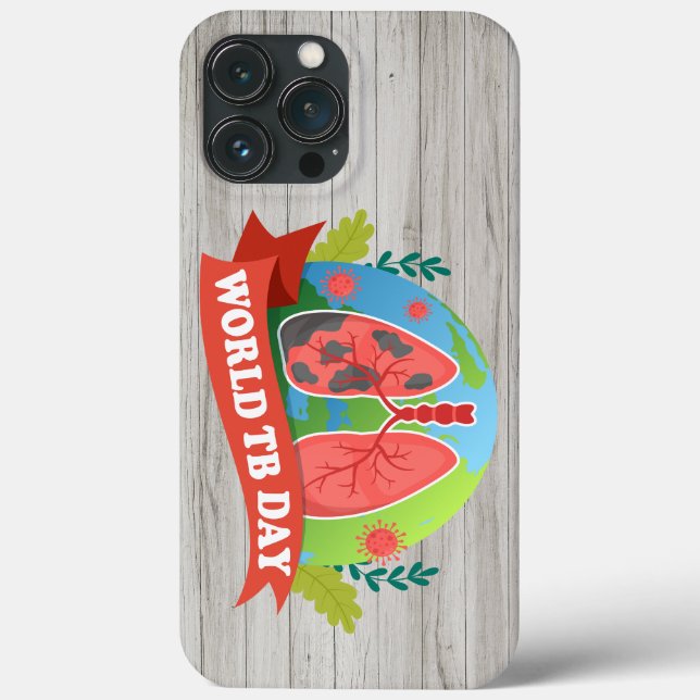 World Tuberculosis Day Health Red Disease Awarenes Case-Mate iPhone Case (Back)