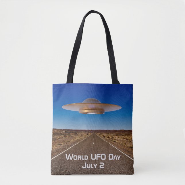 World UFO Day Tote Bag (Front)