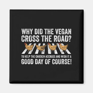 World Vegan Day Chicken Vegetable Plant Based I Ea Magnet