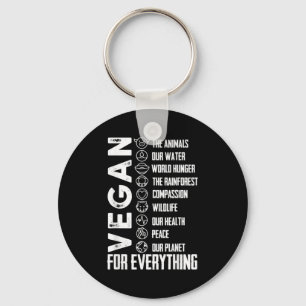 world vegan day-happy world vegan day-the future i key ring
