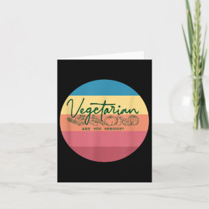 World Vegetable Day Plant Based I Eat Vegans Shirt Card