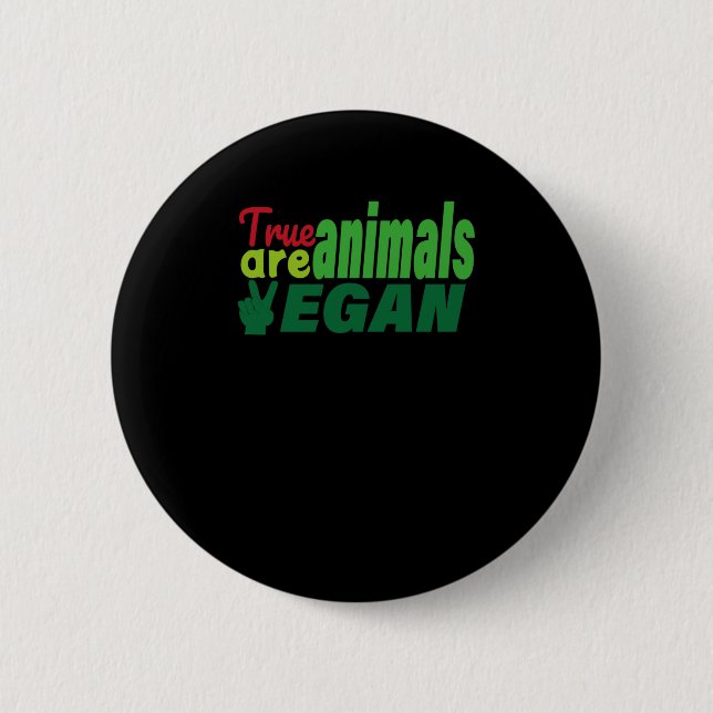 world vegetarian day  6 cm round badge (Front)