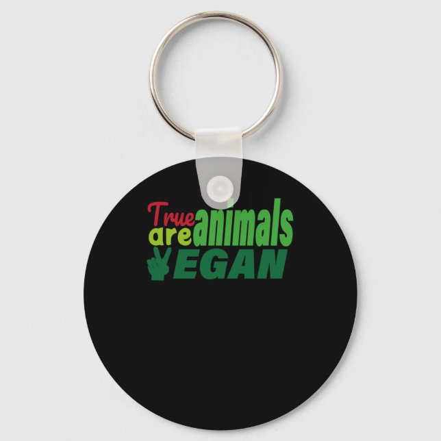 world vegetarian day  key ring (Front)