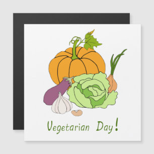 World Vegetarian Day Minimalist Cute
