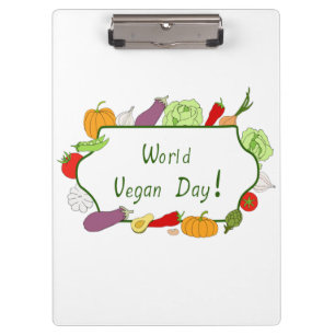 World Vegetarian Day Minimalist Cute    Clipboard
