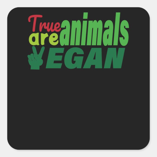 world vegetarian day  square sticker (Front)