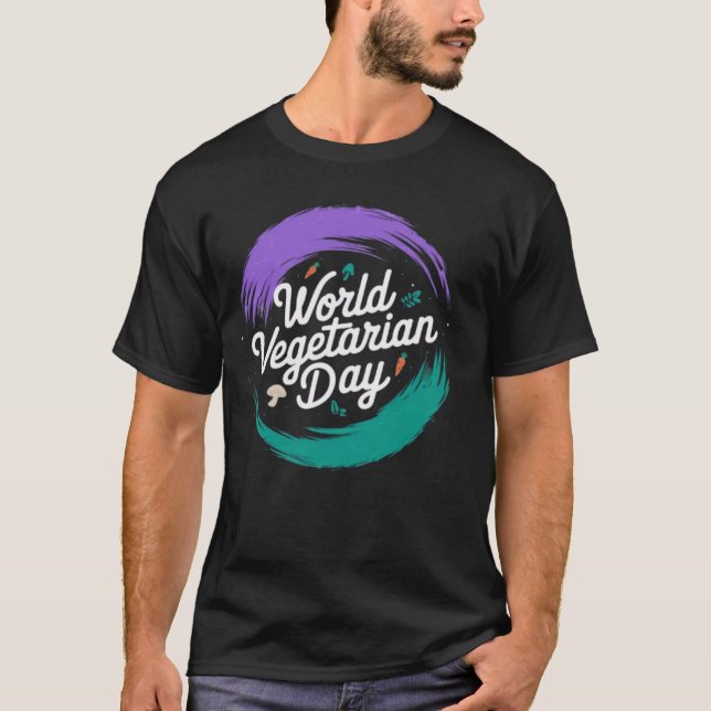 World vegetarian day T-Shirt (Front)
