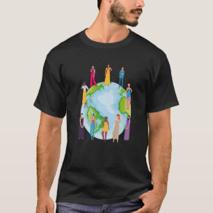 World Vintage Feminism Quotes Feminist Rights Powe T-Shirt