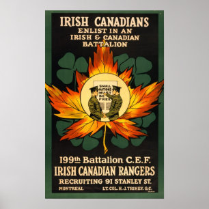 WORLD WAR 1 CANADIAN RECRUITING POSTER