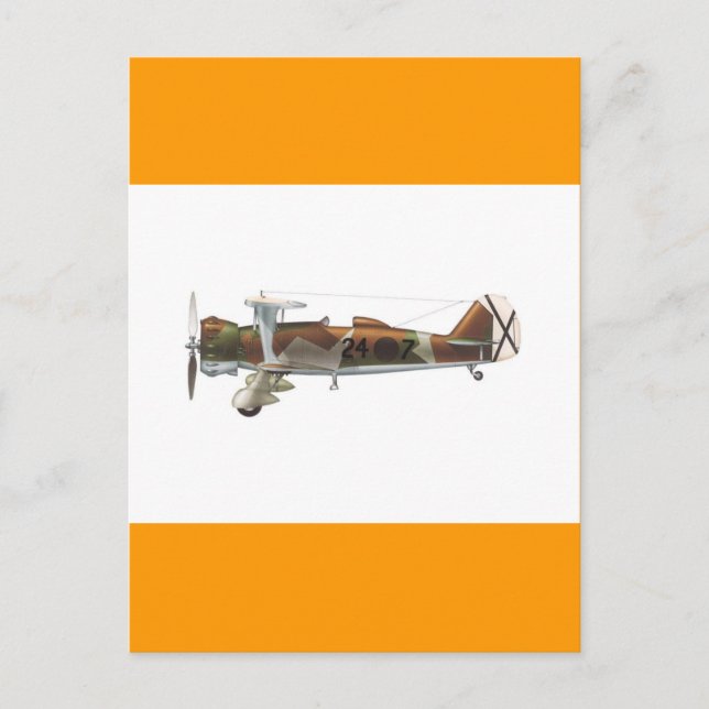 World War 1 Fighter Postcard (Front)